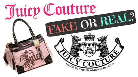 real juicy couture vs fake bag|vintage juicy couture tags.